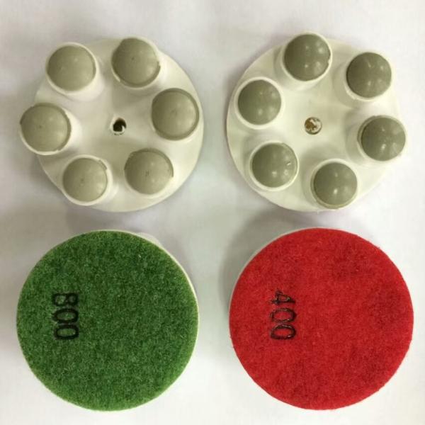 3 Inch Diamond Polishing Pads , Round 7mm Ceramic Polishing Pads