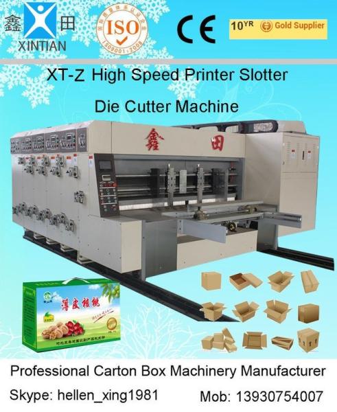 Carton Box Economical Type Flexo Printer Slotter Machine 100 Pcs / Min