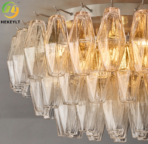 Used For Home/Hotel E14 Modern Chiara Clear Glass Pendant Light