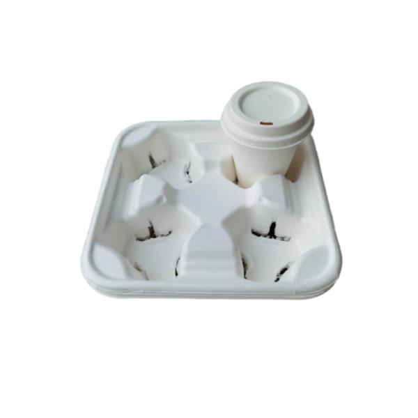 Чашки и крышки сахарного тростника Biodegradable