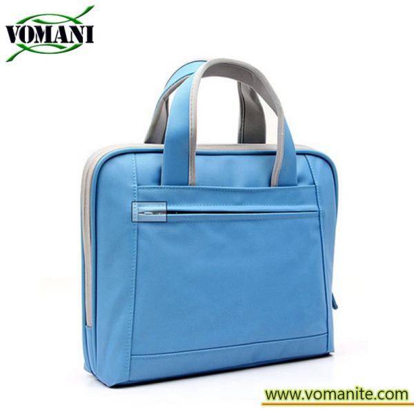 Oxford business colorful 15 inch Canvas Laptop Bag with handle and shoulder strap