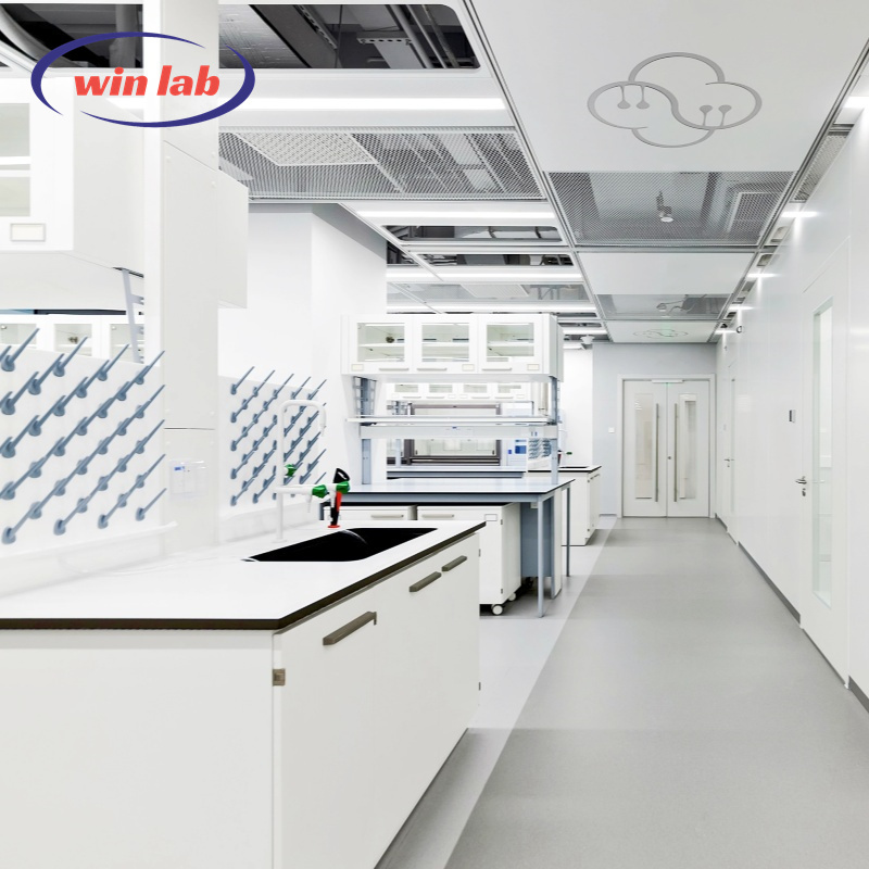 Cleanroom Laboratory Workbench Modular Stainless Steel Lab Bench Customized For Science Teaching Labs