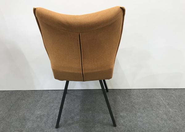Modern 150kg Wrought Iron Dining Chair With Non Slip Foot Pads