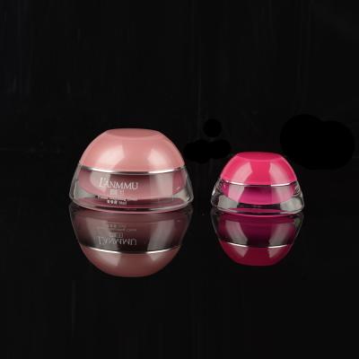 Cosméticos que embalam dos recipientes cosméticos originais vazios acrílicos dos frascos do creme das garrafas e dos frascos grupos cosméticos plásticos da garrafa