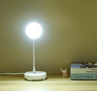 Lâmpada de mesa USB LED de 3 luminosidades com luz de efeito fotográfico