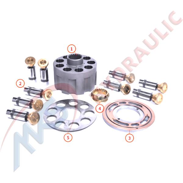 Nabtesco Series Hydraulic Parts Hydraulic Motors Parts Piston Shoe cylinder block