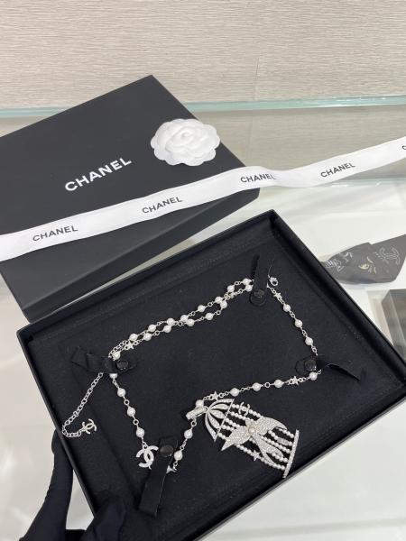 Full Diamond Flying Bird Pearl Necklace Silver Custom Luxury Necklaces