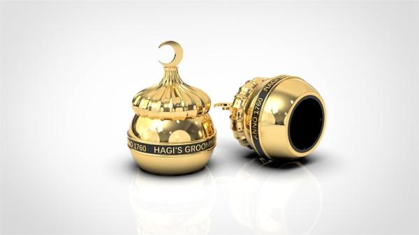 Nouveaux bouchons de parfum en zamak personnalisés en forme de grenade pour col de bouteille standard FEA15