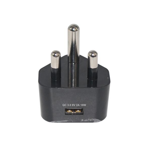 South Africa SA Plug to USB-C Charger Cable 5V 9V 12V