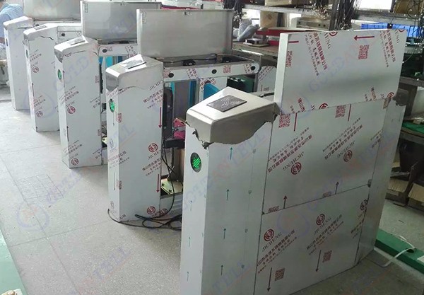 IC / ID Card RFID Turnstile Access Control Automatic Flap Barrier Gate