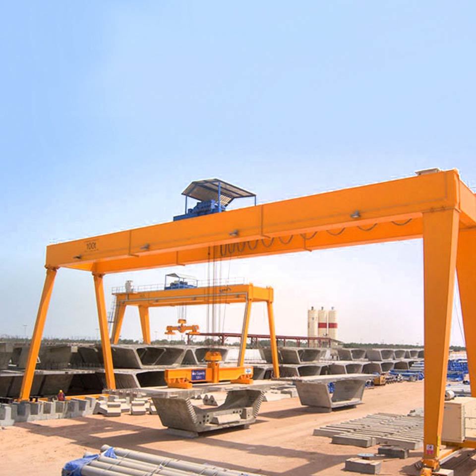 New Design European Double Beam Gantry Crane 20 ton Outside Manufacture Plant Lifting Gantry Crane 5 ton Price