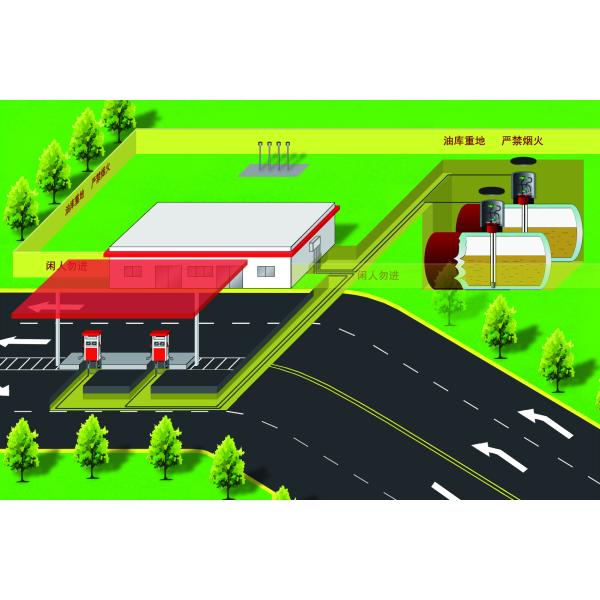 Детектор утечки топлива DN50/80/100 цифров контроля в реальном времени бензоколонки