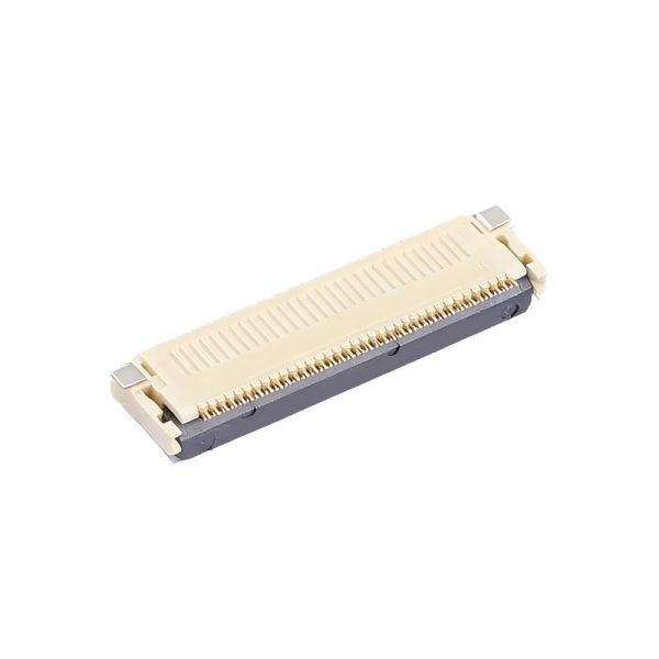 XF2M-4015-1A FFC & FPC Connector with 0.5 mm Pitch 40 Position Right Angle SMT Board Mount