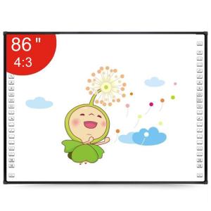 86'' Smart Board Interactive Whiteboard with Infrared Touch and 10-Point Multi-Touch for Classroom