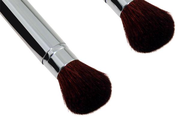 Professional Powder Retractable Makeup Brush With Private Label And Nylon Hair