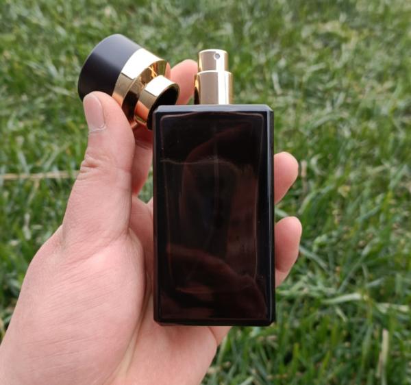 100Ml Free Sample Luxury Square Clear Refill Pump Empty Glass Perfume spray Bottles