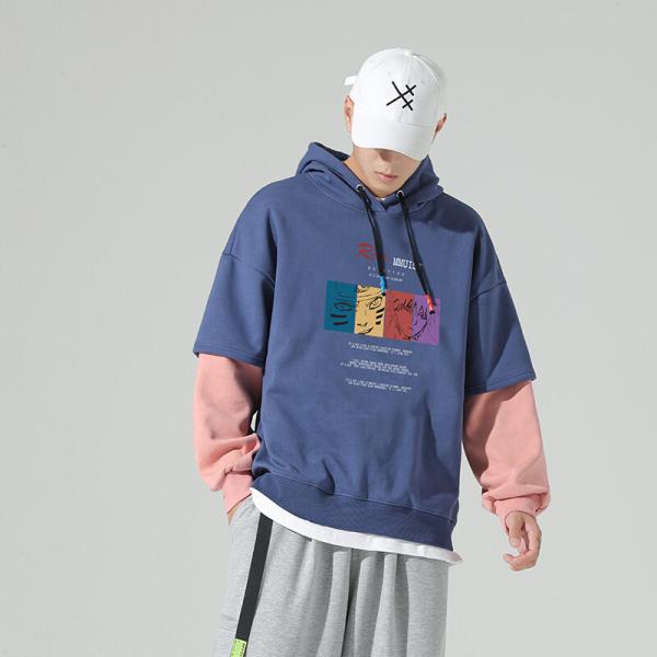 Longs Hoodies de douille avec le polyester 100% à capuchon S-3XL pour l'hiver