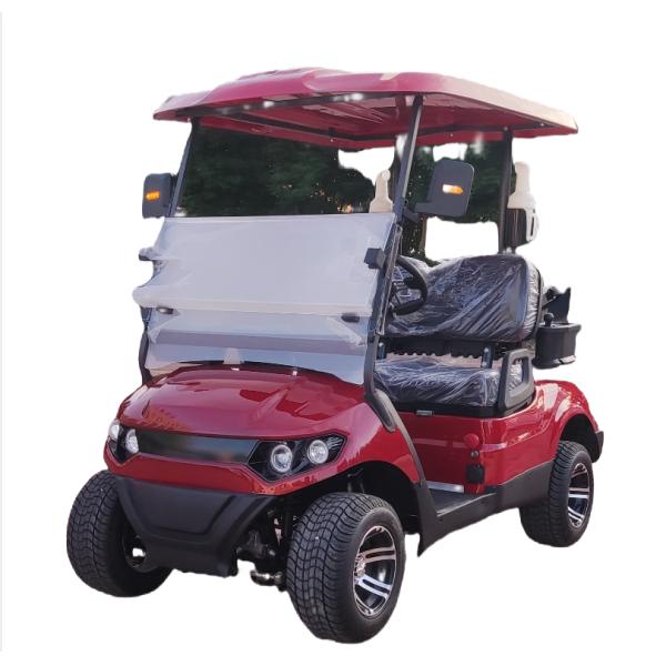 Customized Golf Cart Electric Factory Wholesale New Design 4 Wheel 2 Seater