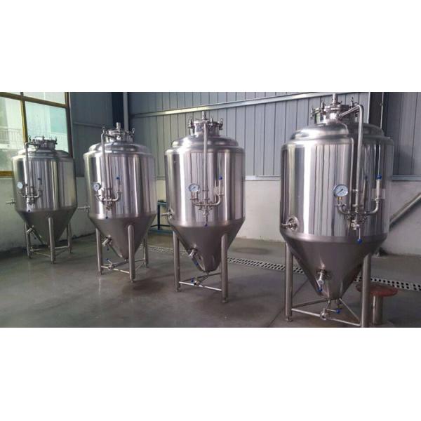 50L / 100L Dimple Plate Stainless Conical Fermenter Brewing Kits Customized