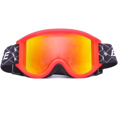 Durable Womens Ski Goggles Anti Scratch Shock Absorption Performance TPU Frame