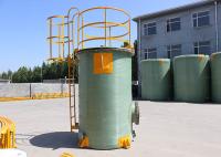 terra arrendada química cilíndrica vertical do tratamento de esgotos do tanque de 3600mm FRP