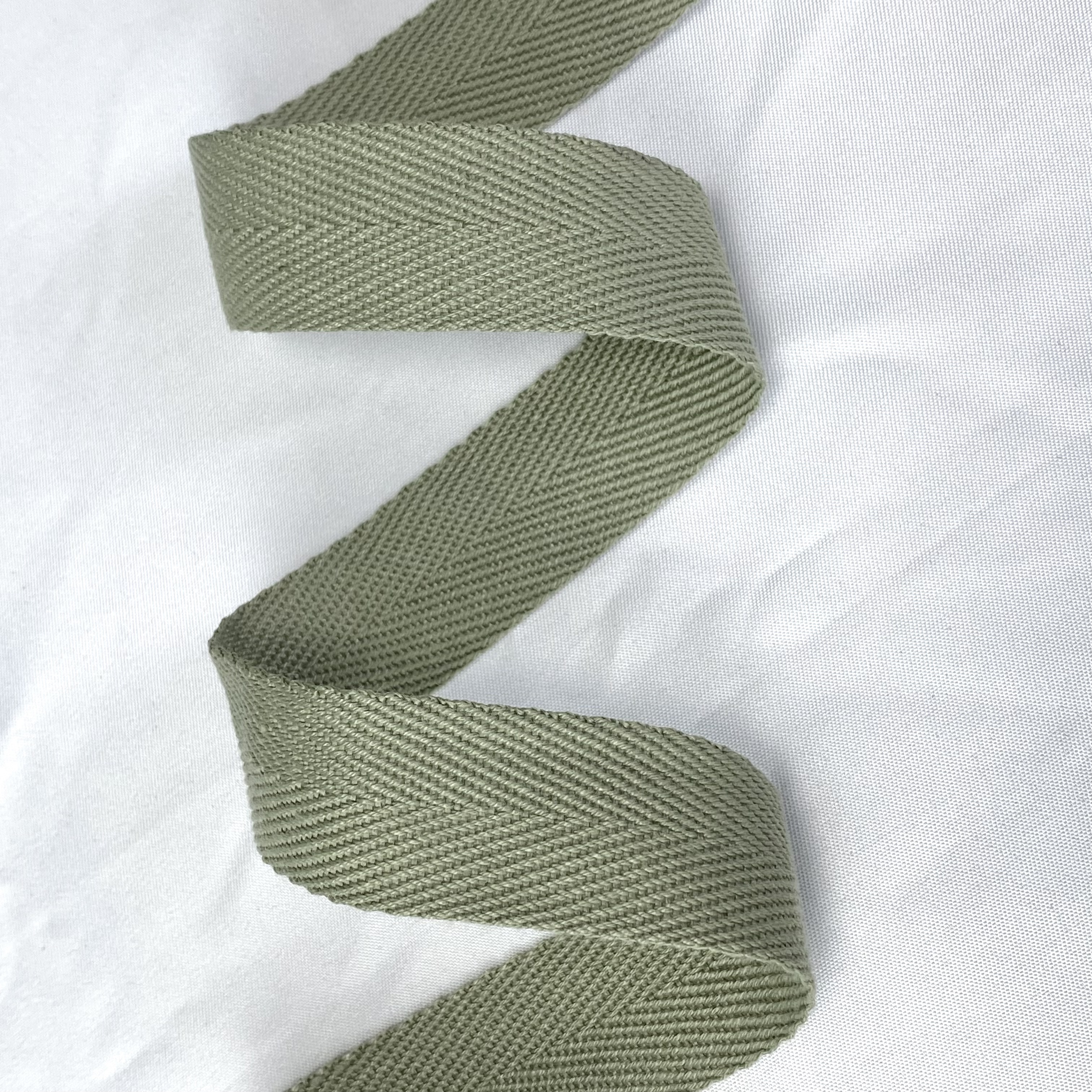 Herringbone polyester-cotton webbing Various colors Backpack strap Belt Handbag strap