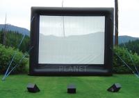 El alquiler inflable de la pantalla de cine de la seguridad/la pantalla inflable de la TV reforzó el paño de Oxford