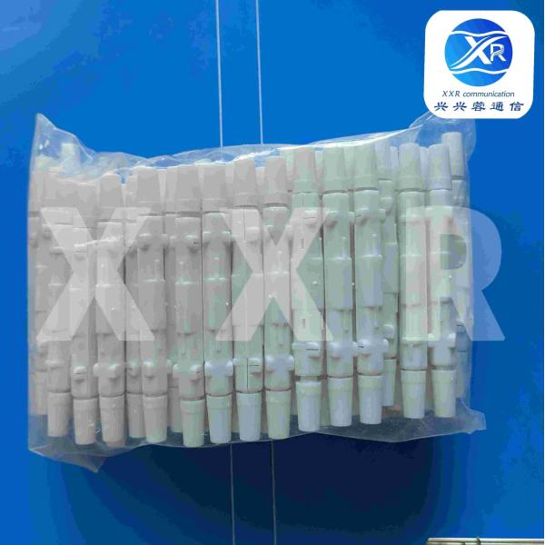 Caixa protetora de cabo de fibra óptica FTTH redonda branca