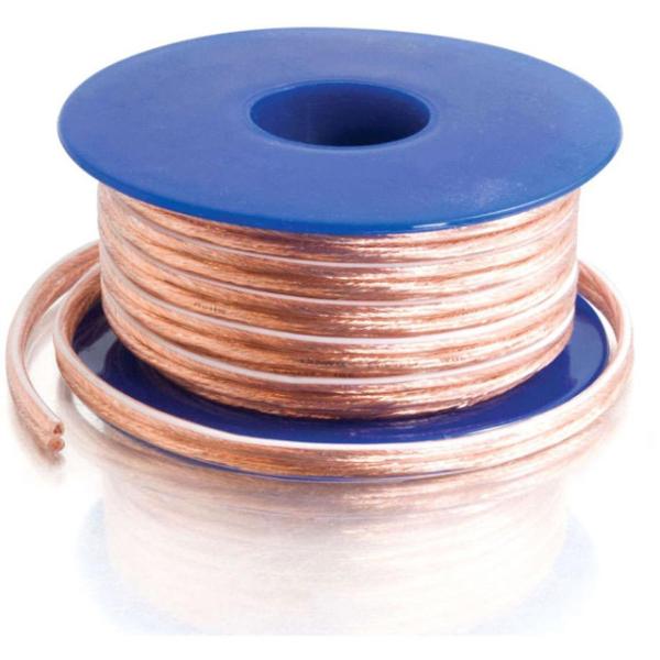 2 cœurs 2x1.5 mm2 câble haut-parleur fil pour la connexion mâle-mâle en milieu professionnel