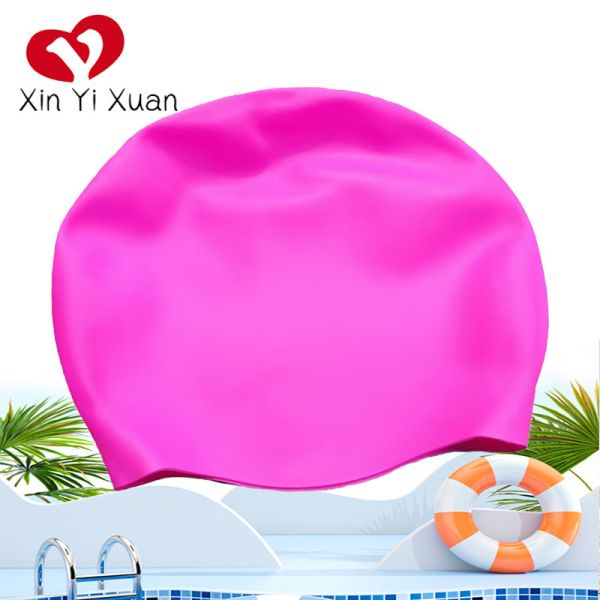 60g Comfortable Silicone Swimming Cap, Water Protective & Fall Resistant Swim Cap for Water Sports