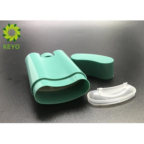 20ML Green Empty Deodorant Tubes , Plastic Cosmetic Tubes In Special Shape