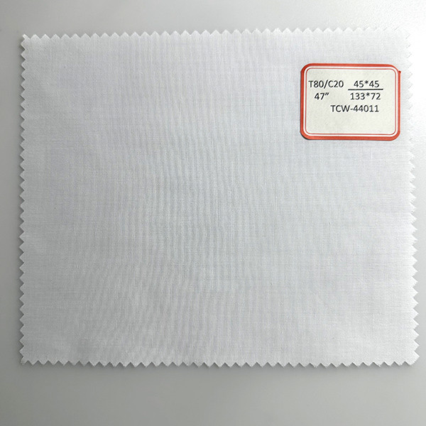 TC80/20 Polycotton Pocket Fabric 45*45 133*72 110g Poplin TC Cotton Fabric