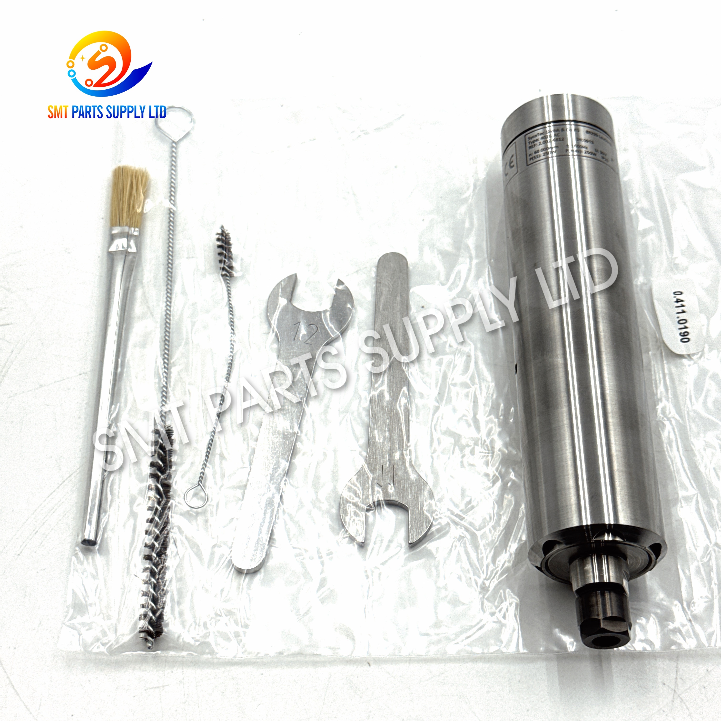 SycoTec 4026 AC PCB Router Spindle Motor with 60,000 rpm Maximum Speed 250 W Power and 4.5 Ncm Torque