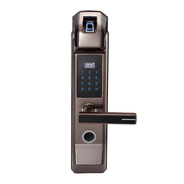 Сплав Браун цинка FCC замков кнопочной панели отпечатка пальцев 500DPI