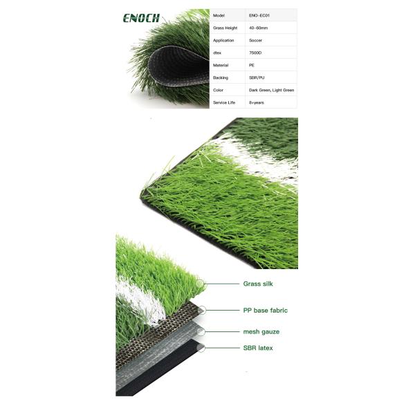 Hot Sale Free Sample Best Price Premium 50mm Artificial Grass for Professional Football Fields