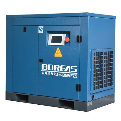 10HP VSD Inverter PM Rotary Industrial Screw Air Compressor IP55 Explosion Proof Motor