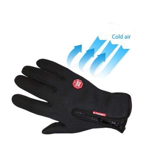Waterproof Warm Full Finger Touch Screen Motorcycle Cycling Gloves for Winter Riding