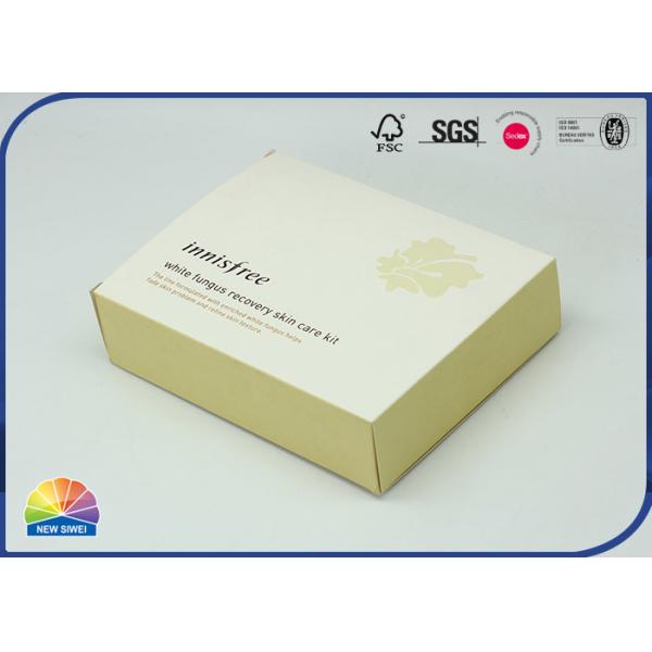 пакета сливк бумаги 350gsm коробка коробки бумаги белого Kraft складывая