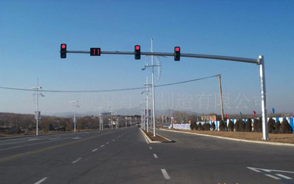 Материальная высота Поляка 6M лампы островка безопасност Q345 с рукояткой 11M одиночной 20 лет гарантированности