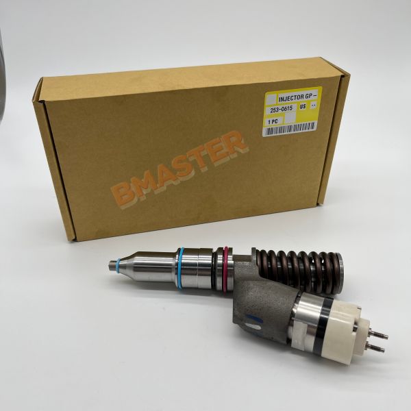 Remanufactured Steel Material Caterpiillar Fuel Injector 253-0615 With 6 Months Warranty For C15 C18 C27 C32 Engines