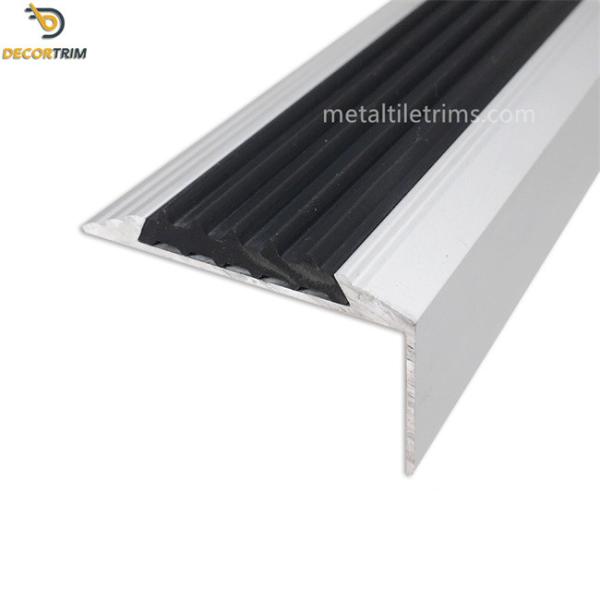 Anodized Aluminium Tile Edging Stair Nosing 45.5mm X 25.9mm Size