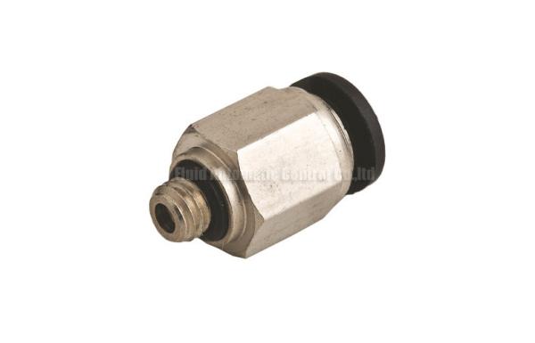 Miniature Brass Pneumatic Tube Fittings Straight / Branch Tee Type