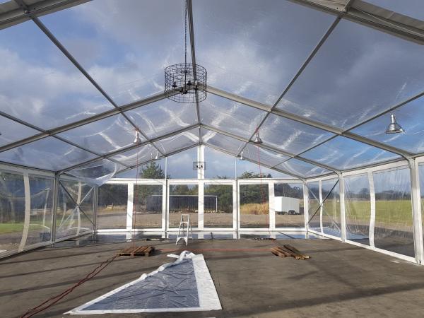 Industrial Grade Clearspan Pvc And Aluminium Marquees For Maximum Protection OEM ODM