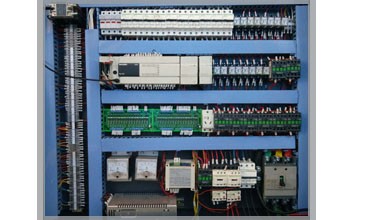 Blue Automatic Extrusion Blow Molding Machine Making PE / PVC Containers