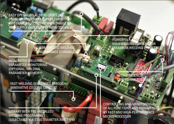 PRO-I 2200 Inverter Drawn Arc Welding Machine , Aluminium、Steel, Stainless steel  Stud Welding Machine