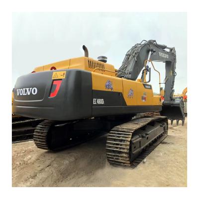 Shanghai Usado Volvo 480 Excavator de 48 toneladas com cilindro hidráulico original e fornecedores