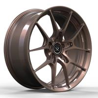 Rodas feitas sob encomenda de bronze de Volkswagen Golf Mk7 Monoblock de 20 polegadas