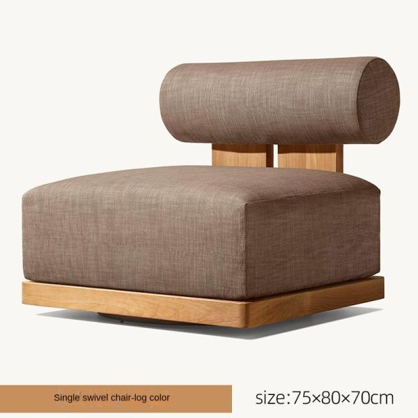 Anti Corrosion Teak Wood Sofa And Table Set For Outdoor Living Spaces