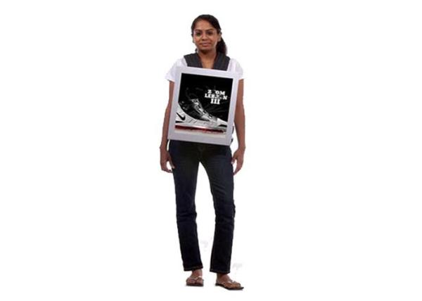 Commercial LCD Display 1000 Nits Wearable Digital Signage TV Backpacks For Street Promotion