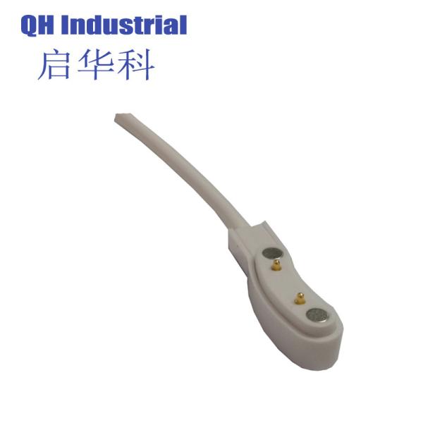 2Pin Plating Ni Idi Right Angle Type Pogo Pin Magnetic Cable Connectors Hiqh Gf Spring Led Vertical Type Pin Pogo